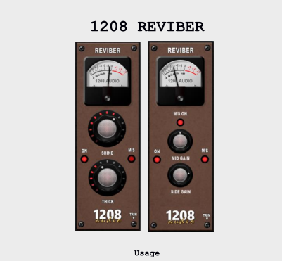 1208 Audio Reviber v1.2.0 x64 VST2 VST3 WiN [FREE】-VSTMAX音频资源平台